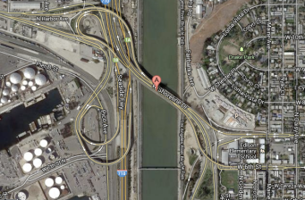 The (hopefully not) soon-to-be demolished Shoemaker Bridge.