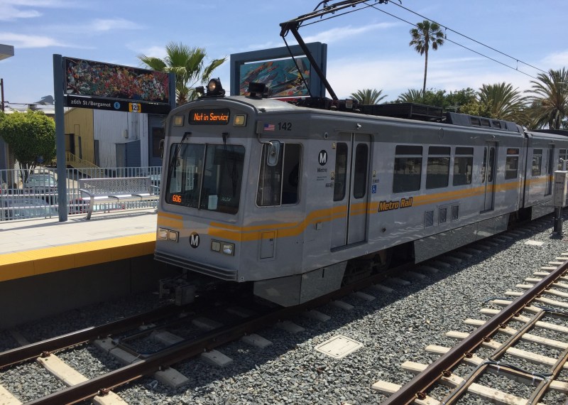 Metro Expo Line. Photo: Joe Linton/Streetsblog L.A.