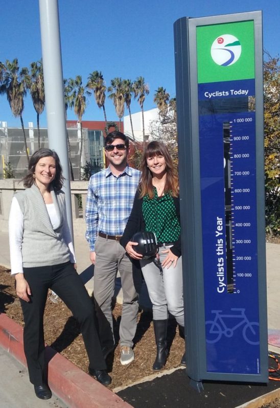 Santa Monica tomorrow will join the ranks of cities using real-time information to encourage biking.
