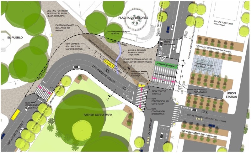 Union Station Forecourt and Esplanade Improvements will reconfigure space to make the station more pedestrian oriented