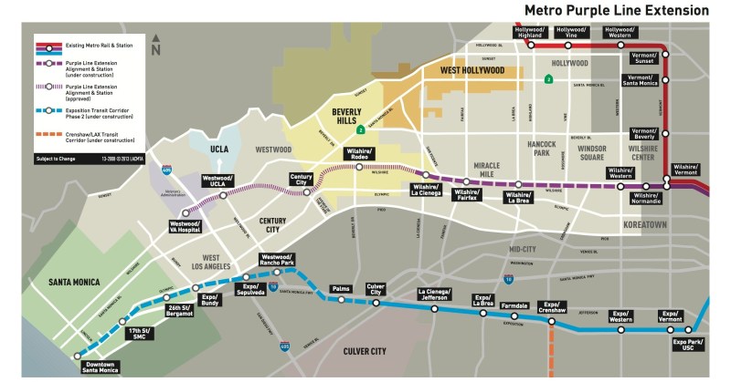 This week Metro approved funding to accelerate completion of the Purple Line to Westwood