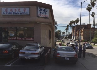 Sidewalk parking in Koreatown. Photo: Joe Linton/Streetsblog L.A.