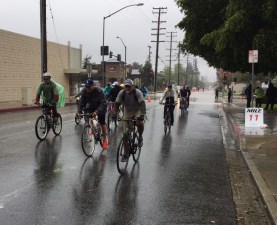 Some afternoon rain did not prevent huge crowds from enjoying yesterday's 17+mile long 626 Golden Streets event. All photos: Joe Linton/Streetsblog L.A.