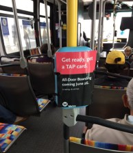 For all-door boarding Metro will install TAP validators at rear doors. 2016 Silver Line photo by Joe Linton/Streetsblog L.A.