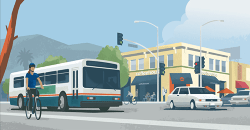 Bonin's street safety efforts are in line with Measure M's clear multi-modal plan. Measure M promotional image via Metro