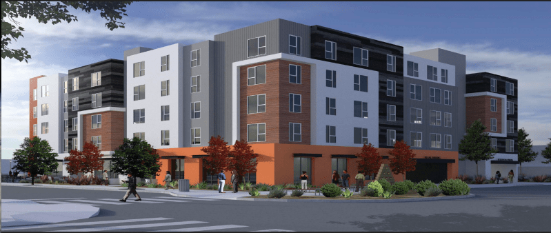 ELACC's proposal for Mariachi Plaza includes includes 60 units of affordable housing, 6,340 square feet of retail and dining spaces, a Mariachi Cultural Center, 54 on-site parking spaces (11 of which are intended to help serve local businesses along 1st Street), 84 bicycle spaces, and a 6,000 square foot park and community garden on the southeast corner of Bailey and Pennsylvania to be operated by CALÓ YouthBuild. Source: Metro