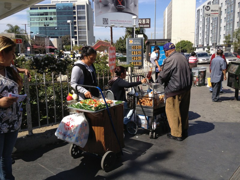 L.A. street vendor - photo by Alissa Walker via Flickr