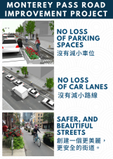 Tonight the Monterey Park City Council will vote on planned complete streets improvements for Monterey Pass Road. Image via BikeSGV