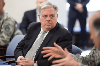 Maryland Governor Larry Hogan has prioritized road spending over transit in Baltimore. Now the system is in crisis. Photo: Ft Meade Public Affairs