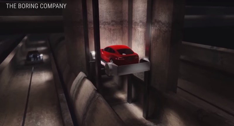 Still from Elon Musk The Boring Company video - via YouTube