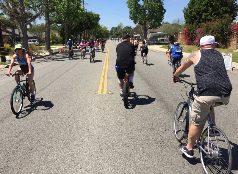 Yesterday's CicLAvia extended through four east San Gabriel Valley cities. All photos: Joe Linton/Streetsblog L.A.