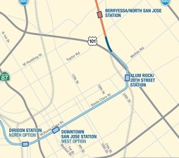 The TIRCP allocated funding to extend BART into downtown San Jose, among 27 other projects. Image: VTA