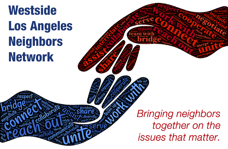 "Westside L.A. Neighbors Network" may be neither "Westside L.A." nor "neighbors" but they are suing the city of Los Angeles. Logo via WLANN website