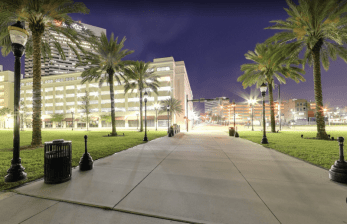 The 1,375-space parking structure across the street from Jacksonville's county courthouse. Photo: Google Maps