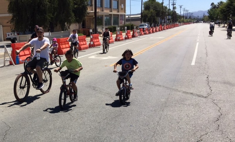 Baldwin Park and Irwindale hosted their Pride of the Valley open streets festival yesterday. Photos by Joe Linton/Streetsblog L.A.