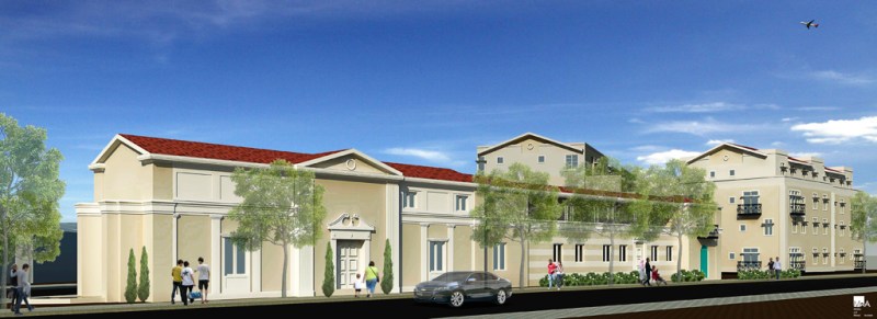 The Paul R. Williams Apartments at 1010 E. Jefferson Blvd. in Historic South Central. Williams was the first African-American architect to receive the AIA Gold Medal (it was awarded posthumously in 2017; Williams died in 1980). Source: Hollywood Community Housing Corporation