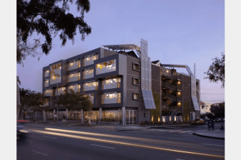 Sierra Bonita Housing in West Hollywood. Image courtesy of Patrick Tighe Architecture