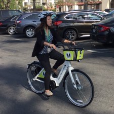 Metro Bike Share is now piloting e-bikes in downtown L.A. Photos by Joe Linton/Streetsblog L.A.