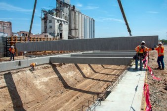 High-speed rail coming along in Fresno. Photo: CAHSRA