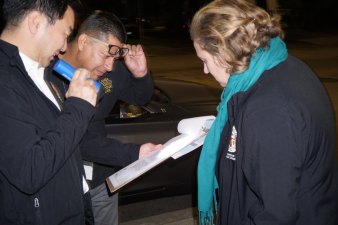 Councilmember Ryu walks the walk at the 2018 Homeless Count