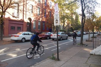 Safe streets like this in Philadelphia are not the norm in low-income neighborhoods, a new study reveals. Photo: Bicycle Coalition