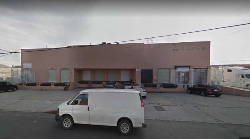 This downtown warehouse is planned to be partially converted to host 115 emergency beds to house area homeless. Photo via Google street view