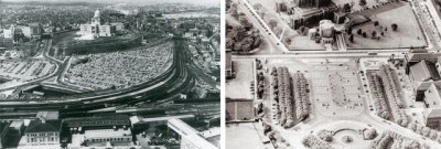 The finalists! Providence (left) and Pittsburgh.