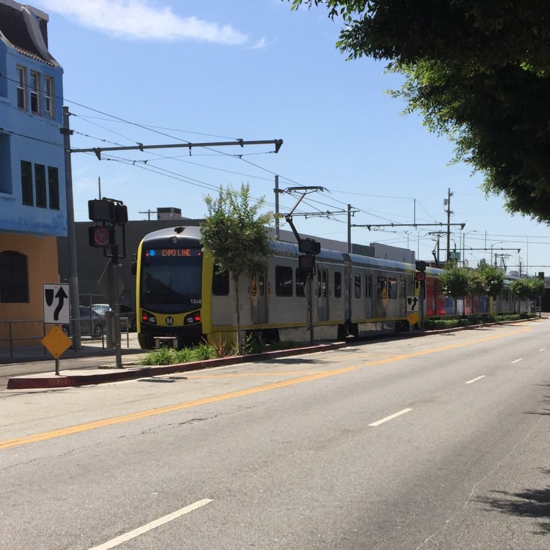 Metro Expo Line - photo by Joe Linton/Streetsblog L.A.