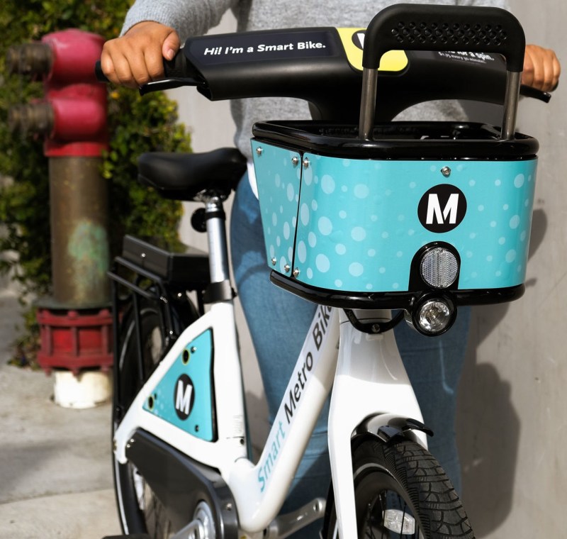 Metro Bike Share is coming to North Hollywood next week. Photo via Metro Bike Share
