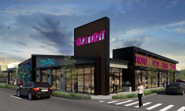 Developers of The Crossing at Midtown in Houston, Texas are eschewing parking spaces for a plaza. Image: Oxberry Group