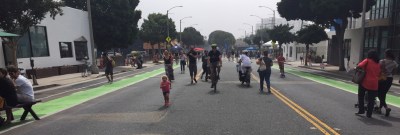 Santa Monica's Coast open streets - all photos: Joe Linton/Streetsblog L.A.