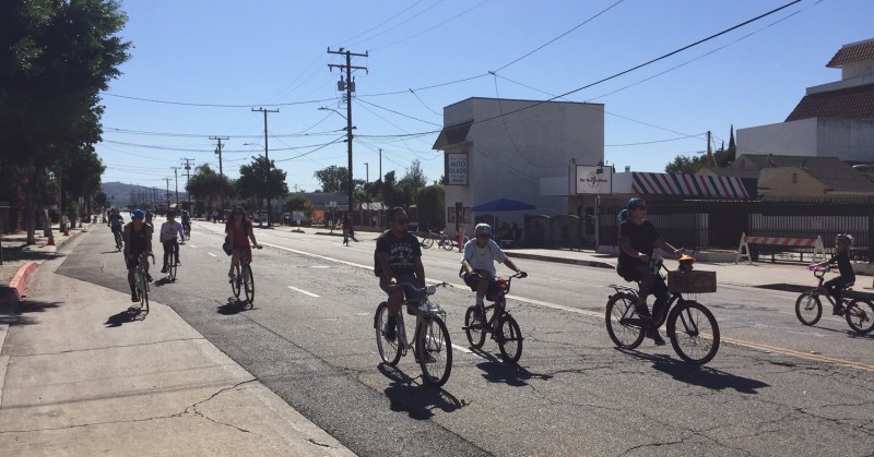 Riders at last Saturday's 626 Golden Streets - photos by Joe Linton/Streetsblog L.A.