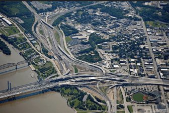 Infrastructure needs to be maintained, but building more roads and bridges is a Ponzi scheme. Photo: Ohio River Bridges Flickr Page