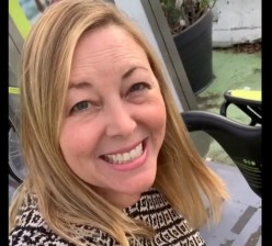 "OK. FIrst ride. I'm a little nervous but... excited." Capture via YouTube