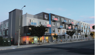 L.A. mixed-use affordable housing - photo via L.A. Dept. of City Planning