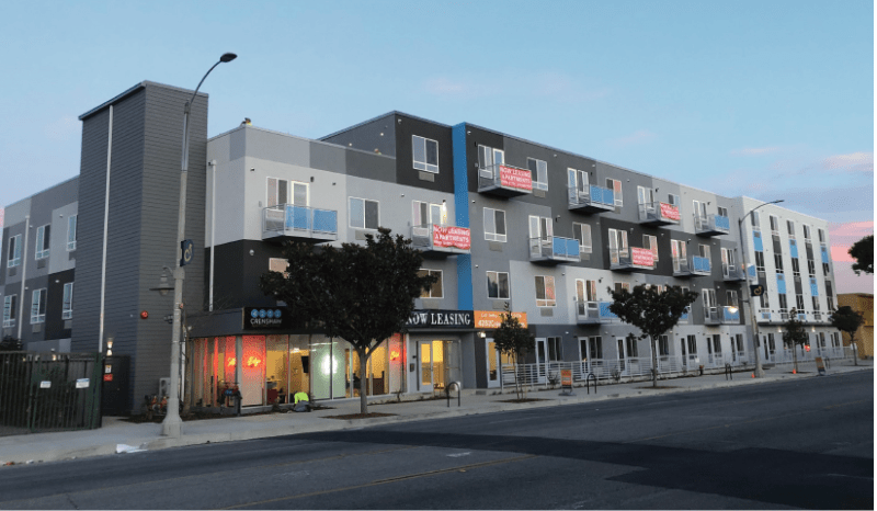 L.A. mixed-use affordable housing - photo via L.A. Dept. of City Planning