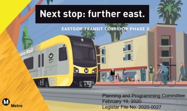 Metro's Planning Committee rejected a freeway alignment for the Eastside Gold Line extension