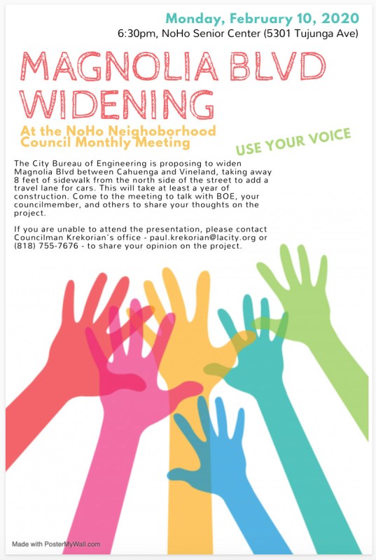 Neighbors oppose widening Magnolia Boulevard - but will L.A. City Councilmember Paul Krekorian put an end to the dangerous and wasteful project?