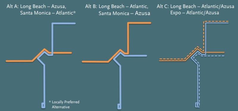 Metro Regional Connector service alternatives - via Metro