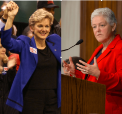Jennifer Granholm, left, and Gina McCarthy, right. Images via Creative Commons