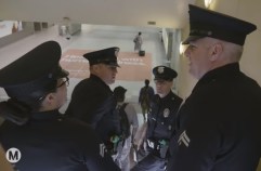 LAPD patrolling Metro - capture from 2017 Metro video