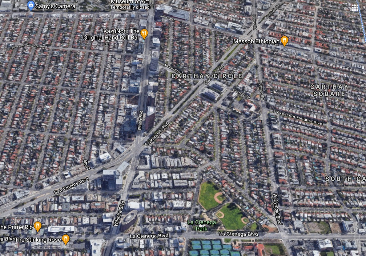 Today's Google maps 3D aerial