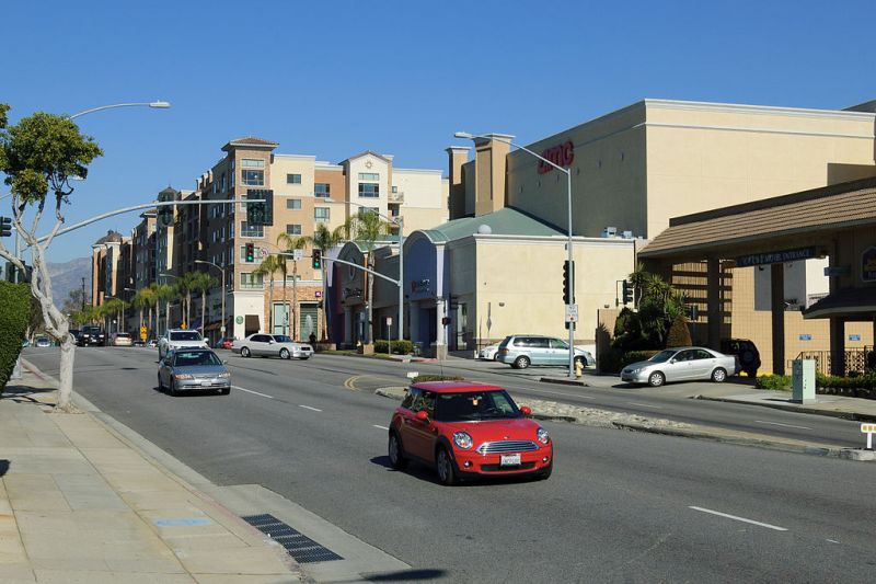 Atlantic Boulevard in Monterey Park - photo courtesy of author