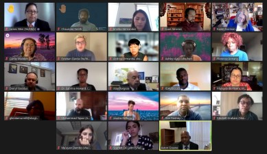 Metro hosted the first meeting of its Public Safety Advisory Committee yesterday - screengrab via Zoom
