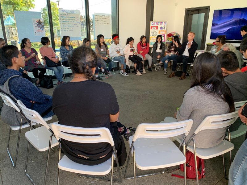 Community meeting that Central City United collectively held to engage with our community members about the plan - photo via Central City United