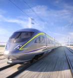High-speed rail train rendering - via CAHSRA