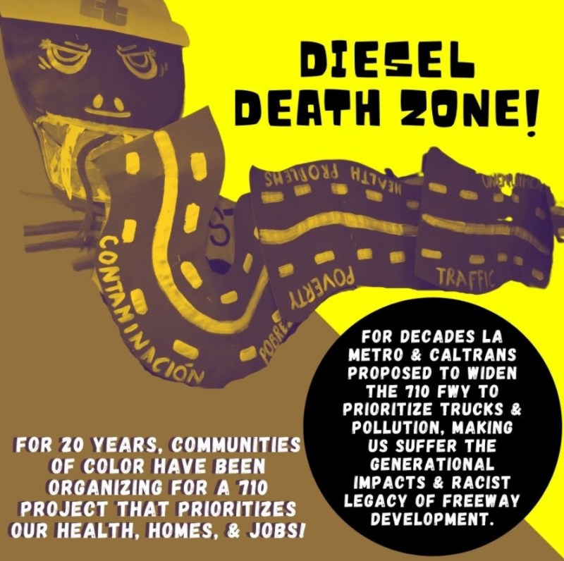 East Yard Communities for Environmental Justice 710 Freeway graphic