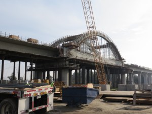 California High-Speed Rail's San Joaquin River Viaduct under construction - photo from CAHSRA