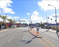 Pasadena decided not to pursue its N. 710 Freeway funded planned California Boulevard L Line grade separation project. Photo via Google Street View