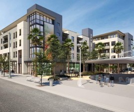 A new motion could help spread 100 percent affordable housing projects throughout the city of Los Angeles. Rendering of East L.A. Community Corp all affordable development planned in Boyle Heights.